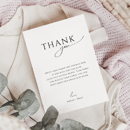 Tarjeta De Agradecimiento Whimsical Gender Neutral Flat Vertical Baby Shower