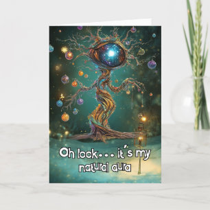 Tarjeta De Agradecimiento *~* Whimsical Glow Funny Magical 35 Navidades AP97