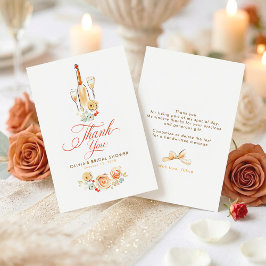 Tarjeta De Agradecimiento Whimsical Hand Drawn Earthy Small Thank You 