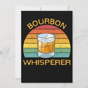 Tarjeta De Agradecimiento Whiskey Bourbon Bourbon Drying Gift