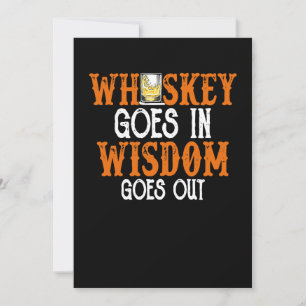 Tarjeta De Agradecimiento Whiskey Sale En Sabiduría