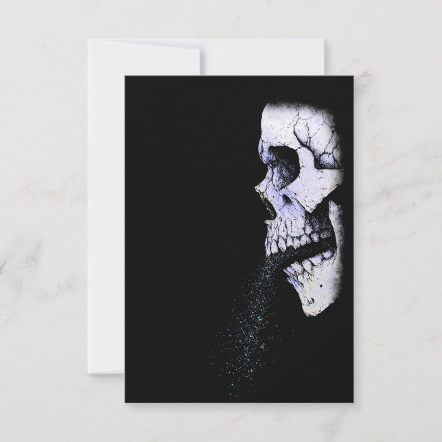 Tarjeta De Agradecimiento Whispering Bones (Anverso)