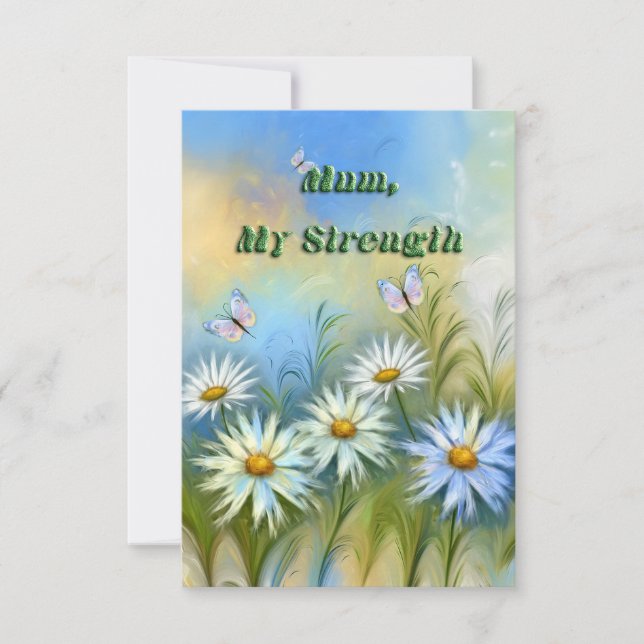 Tarjeta De Agradecimiento Whispering Daisies Card (Anverso)