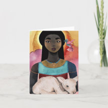 Whispers of Tranquilidad African American Art Blan