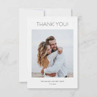 Tarjeta De Agradecimiento White 3D Flowers Roses Thank You Card
