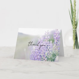 Tarjeta de agradecimiento Wild Lupine