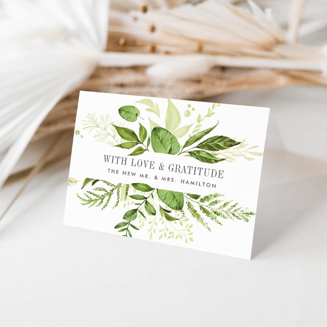 Tarjeta De Agradecimiento Wild Meadow | Acuarela Botánica Gracias (Subido por el creador)