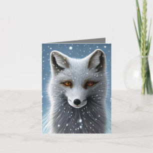 Tarjeta De Agradecimiento Wilderness Artic Fox