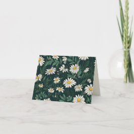 Tarjeta De Agradecimiento Wildflower Daisy Meadow