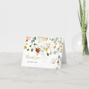 Tarjeta de agradecimiento WILDFLOWERS