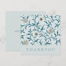 Tarjeta de agradecimiento: WILLIAM MORRIS : DISEÑO