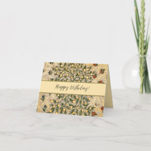 Tarjeta De Agradecimiento William Morris Floral Fruit Garden Flower Classic