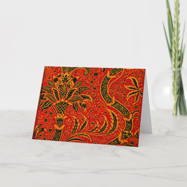 Tarjeta De Agradecimiento William Morris - India (Anverso)