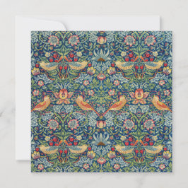 Tarjeta De Agradecimiento William Morris - Ladrón de fresas