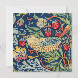 Tarjeta De Agradecimiento William Morris - Ladrón de fresas