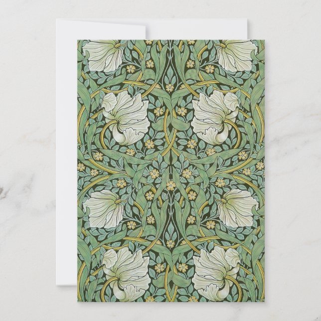 Tarjeta De Agradecimiento William Morris - Pimpernel (Anverso)