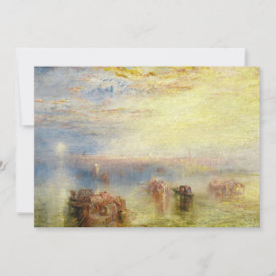Tarjeta De Agradecimiento William Turner - Aproximación a Venecia