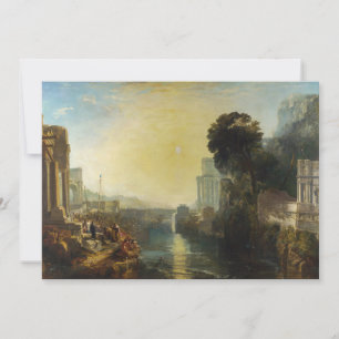 Tarjeta De Agradecimiento William Turner - Cartago de construcción de dido