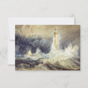 Tarjeta De Agradecimiento William Turner - Faro de Bell Rock