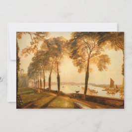 Tarjeta De Agradecimiento William Turner - Terraza Mortlake