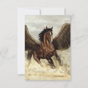 Tarjeta De Agradecimiento Winged Pegasus