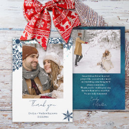 Tarjeta De Agradecimiento Winter Night Gracias