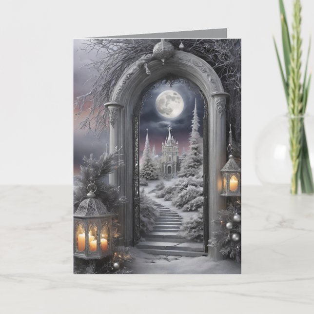 Tarjeta De Agradecimiento Winter Wonderland (Anverso)