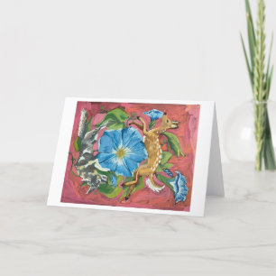 Tarjeta De Agradecimiento Wolf y fawn notecard