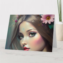 Tarjeta De Agradecimiento Woodland Fantasy Sprite