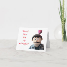 Tarjeta De Agradecimiento Would You Be My Valentine?