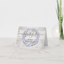 Tarjeta De Agradecimiento Wreath Baby Shower Gracias