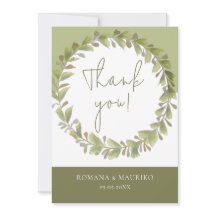 Wreath verde romántico artístico