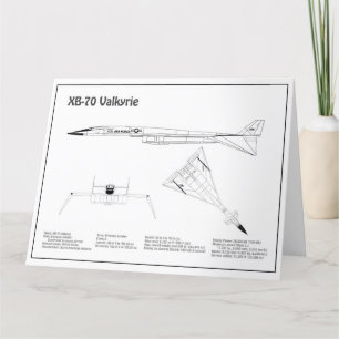 Tarjeta De Agradecimiento XB-70 Valkyrie - Planes de Planes de Planes de Pla