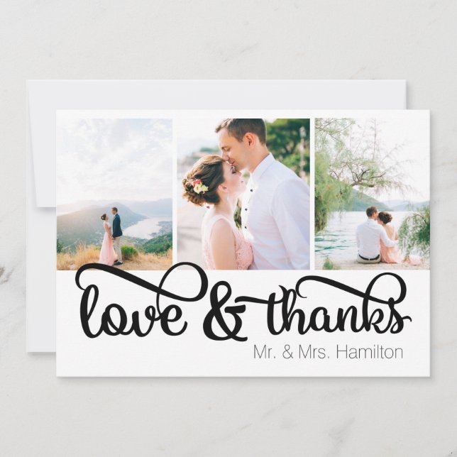 Tarjeta de agradecimiento y amor (Anverso)