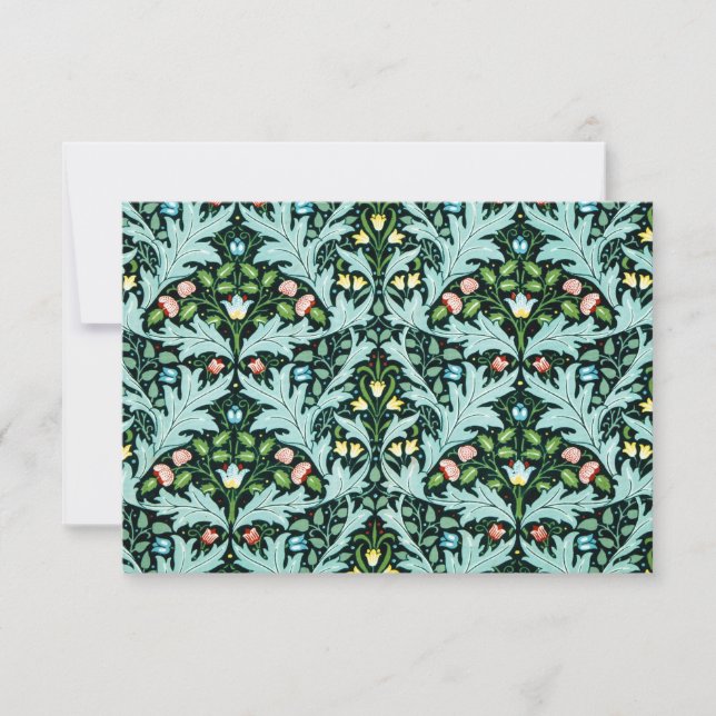 Tarjeta De Agradecimiento Yare de William Morris (Anverso)