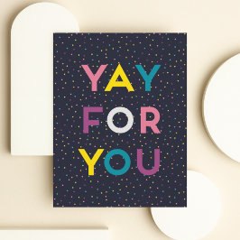 Tarjeta De Agradecimiento Yay por ti