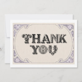 TARJETA DE AGRADECIMIENTO YE OLD FONT