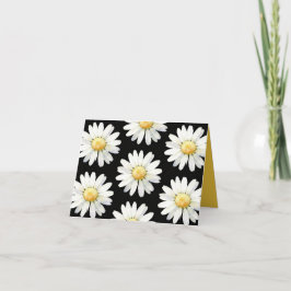 Tarjeta De Agradecimiento Yellow Dotted Daisy's