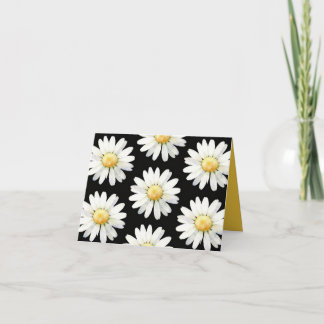 Tarjeta De Agradecimiento Yellow Dotted Daisy's