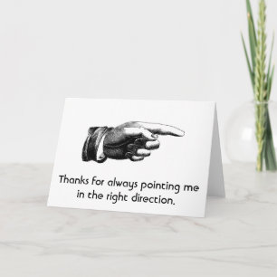 Tarjeta De Agradecimiento Yendo mi manera