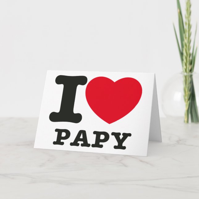 Tarjeta De Agradecimiento Yo soy Papel del corazón (Anverso)