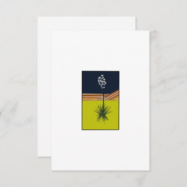 TARJETA DE AGRADECIMIENTO YUCCA (Anverso / Reverso)