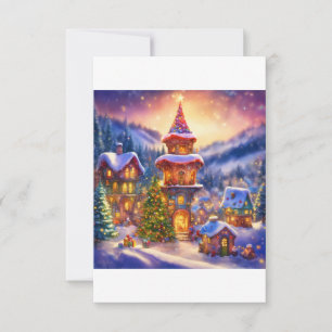 Tarjeta De Agradecimiento Yuletide Card Emporium