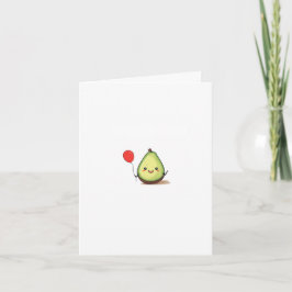 Tarjeta de aguacate, tarjeta de aguacate linda par