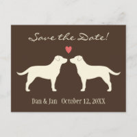 Tarjeta de Ahorro de Boda de Labrador Retriever Am
