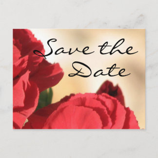 Tarjeta de Ahorro Floral Rojo