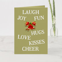 Tarjeta de alegría de Navidad