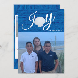 Tarjeta De Alegría Para Los Navidades Del Collage 