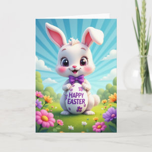 Tarjeta de alegría primaveral oval floral