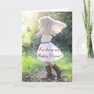 TARJETA DE ALENTAMIENTO DE LA DANZA FELIZ